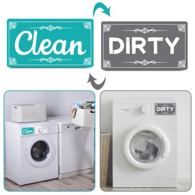 Dirty Clean Dishwasher Sign Rectangle Reminding Accessories Durable Refrigerator Washing Machine Microwave Kitchen Gadgets