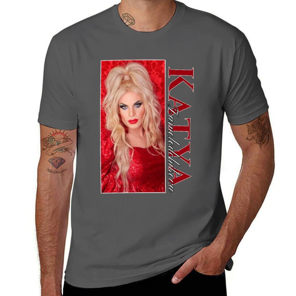 Katya Zamolodchikova Tshirt Basic Daily Outfit Short Sleeve Tee Tshirt