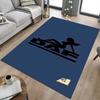 1pc DAF Home Office, Durable Polyester Floor Mat with Easy, Office Decor, Urban Style, Nonslip Backing, Highquality Fabric