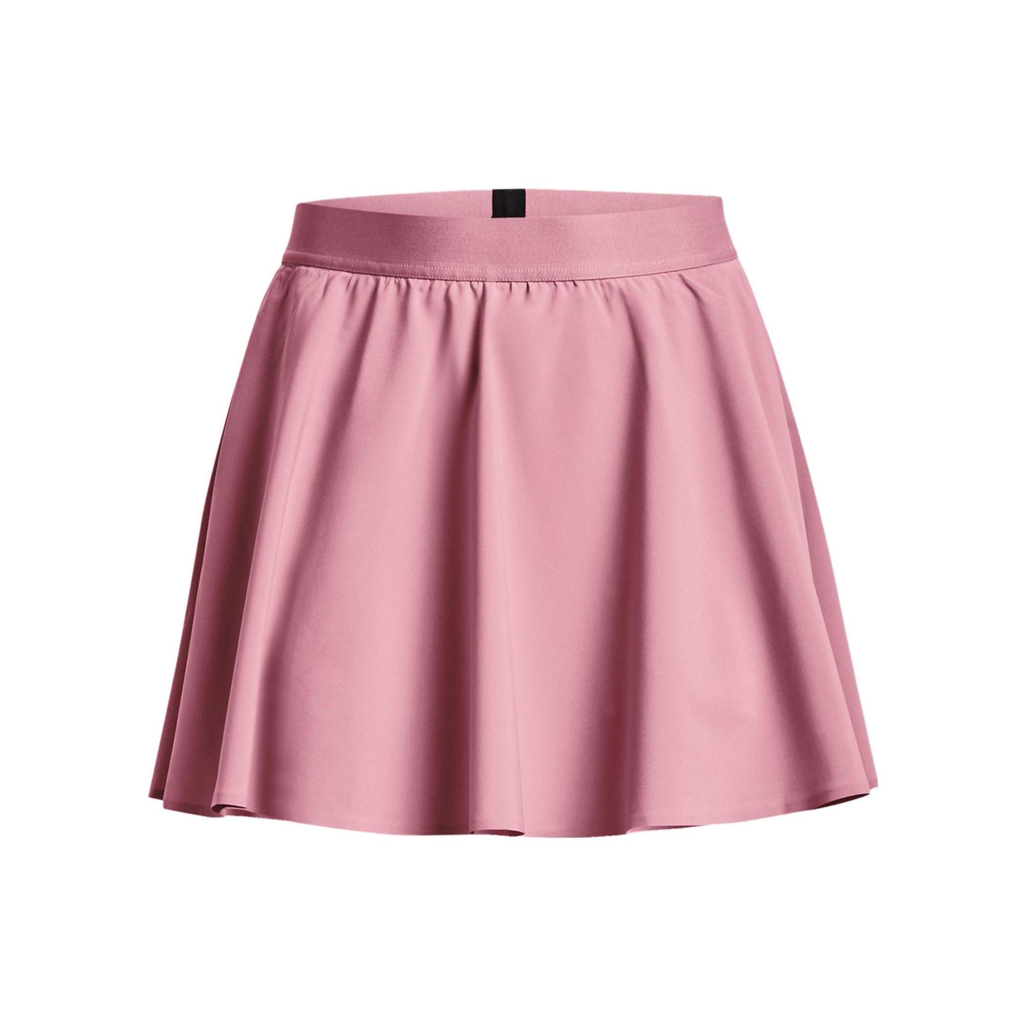 

Under Armour Solid Color Pleated Sports Casual Skirt Women skirts Pink 1383582-697 L