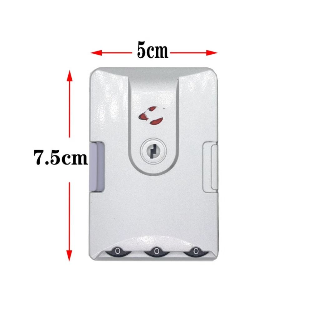 Black Silver Suitcase Lock Buckle Repacement Travel Bag Key Lock Portable Luggage Paasword Lock