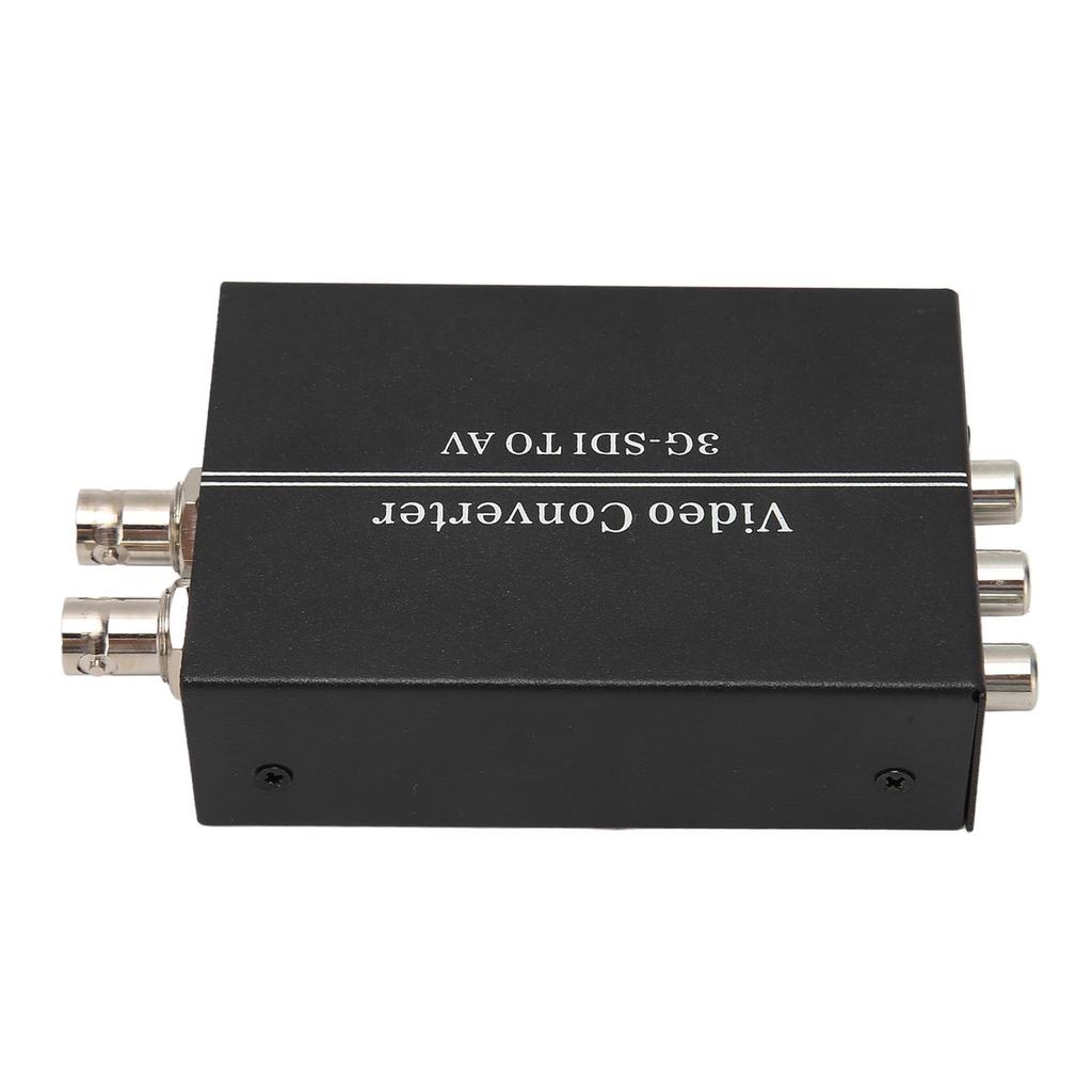 3G SDI to AV Converter Lossless SD HD 3G SDI to RCA Adapter with SDI Signal Loopout for TV Monitor