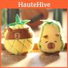 Capybara Pineapple Avocado Plush Doll Cute Pendant For Bag Decoration And Gift