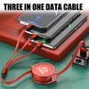 3 In 1 Phone Data Cable Multi Port Multiple Charging Wire Accessory For Mazda CX9 MX5 RX8 Axela Demio Atenza MS GJI GH BK MP
