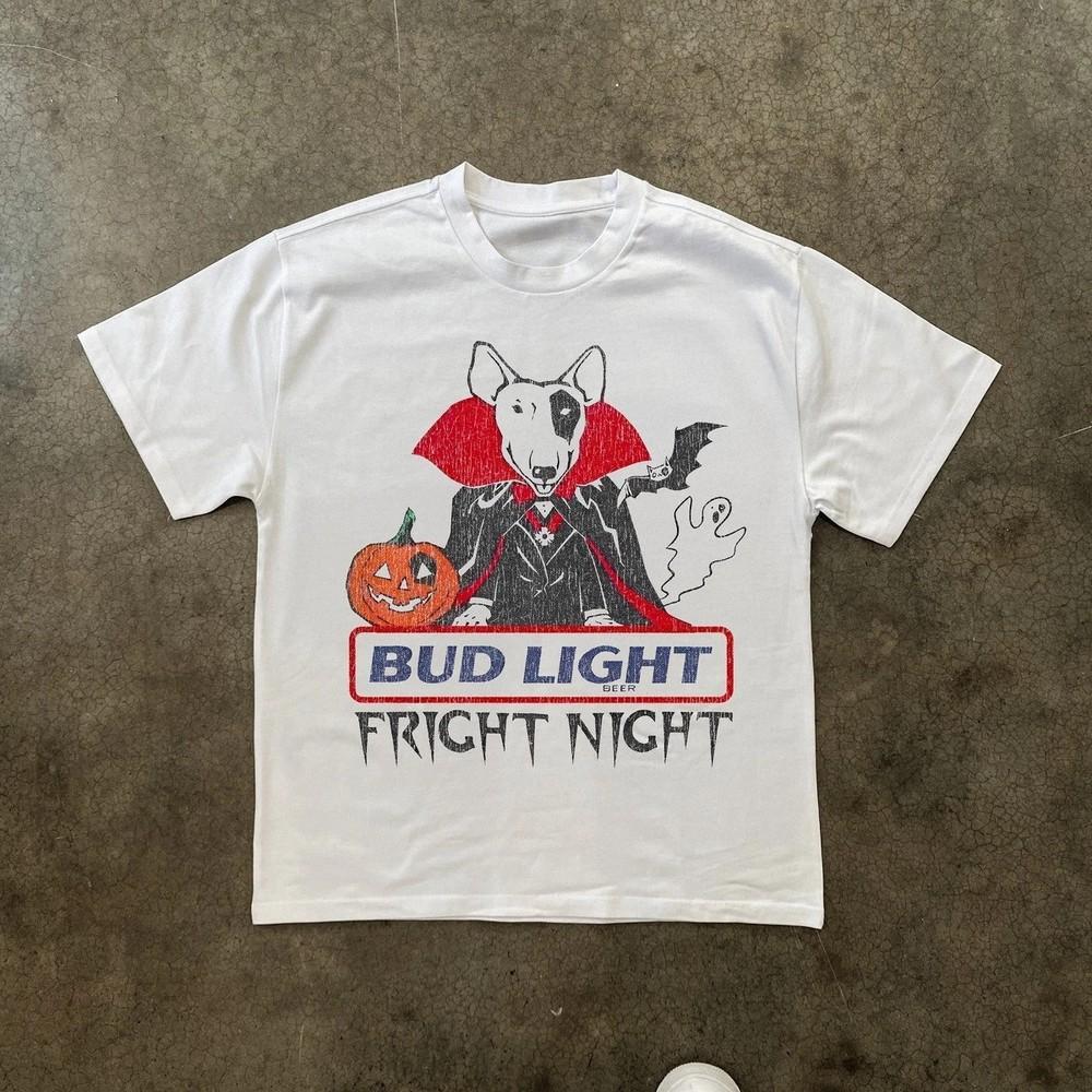 Retro 80’s Beer Fright Night Halloween T-Shirt S-5XL  Unisex T-Shirt XXXL
