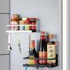 Space Saving Refrigerator Magnetic Storage Rack For Kitchen Bathroom Garage No Tool Installation