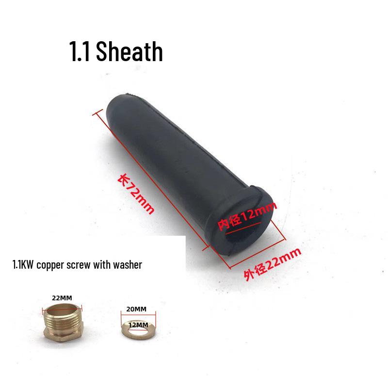 Waterproof Cable Seal Kit: Includes Copper Screws, Power Cord Sheath, and Glue Beads for Submersible Pump Accessories.