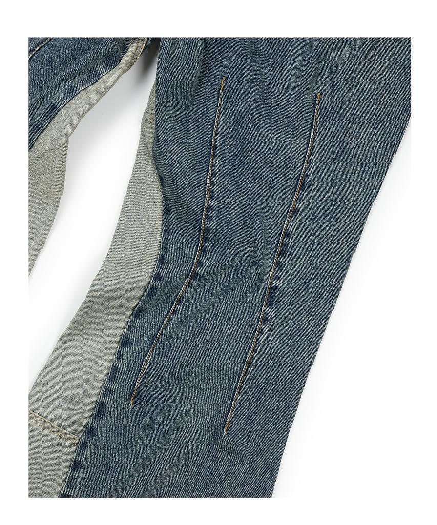 ETCE Curved Panel Denim Pants 2.0 (Blue)