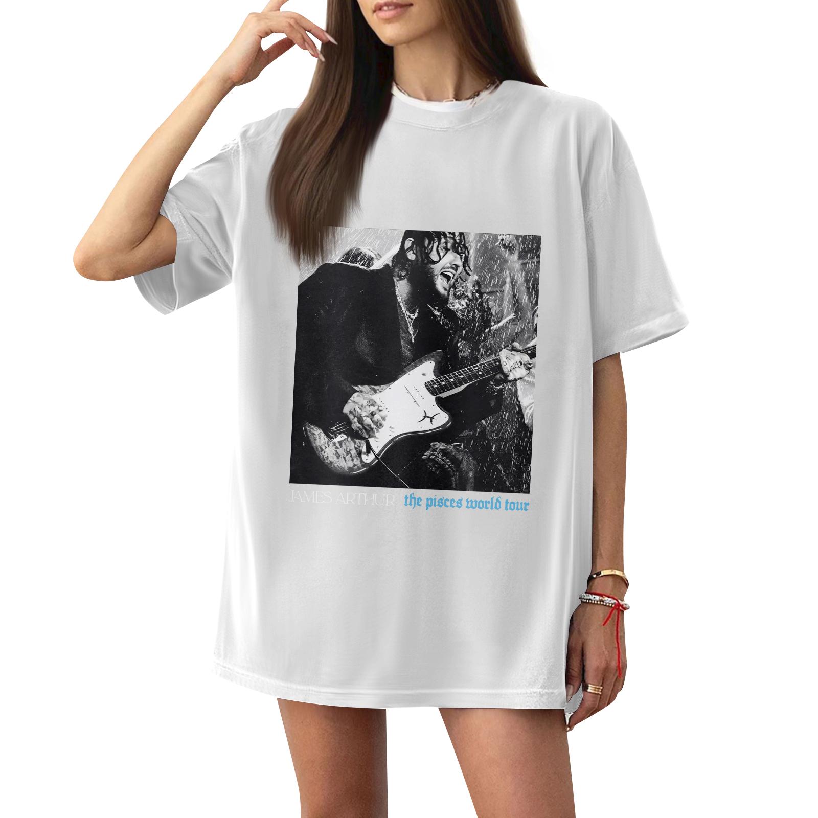 

Жіноча повсякденна футболка з коротким рукавом та принтом літер XL білий