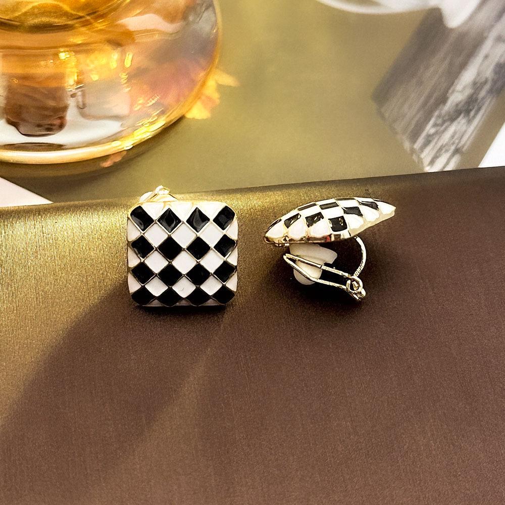 High-End Französische Dreieck Ohrclips ohne Piercing - Damen Einfache, Elegante, Luxuriöse Ohrringe