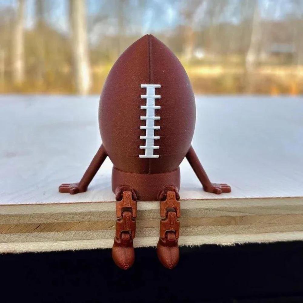 New 3D Printed Sports Ball Figurine Movable Unique Full Articulated Sports Ball Modle Kid Toy Home Living Room Decor