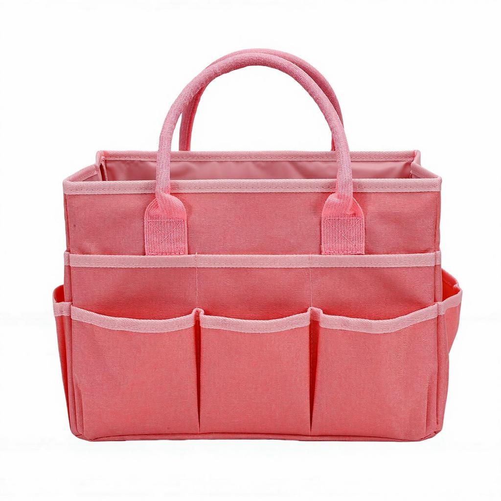 Craft Organizer Bag for Art Storage Oxford Cloth Multiple Pockets Sewing Bag for Scrapbooking School Office Supplies