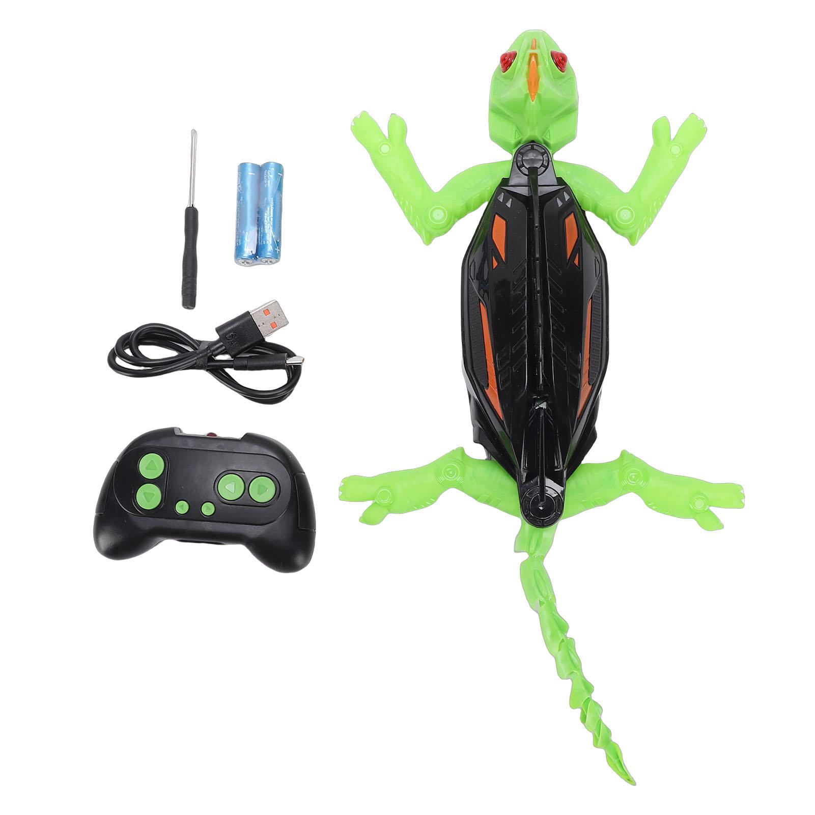 

Wall Crawler Robot Toy Realistic Wall Climbing Remote Control Car Prank Toys for Boys Girls Wall Crawling RC Animals Toy зелений