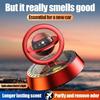 Car Solar Energy Rotate Perfume Aluminium Alloy Interplanetary Suspension Car Diffuser Perfume Accessories  Car-mounted Creative Ornaments