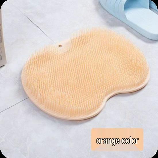 

Ленивый коврик для массажа ног в ванной: Щетка для мытья ног, растирания и мытья спины Yellow