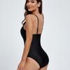 European & American Sexy Halter Backless Plus Size One-Piece Swimsuit for Women