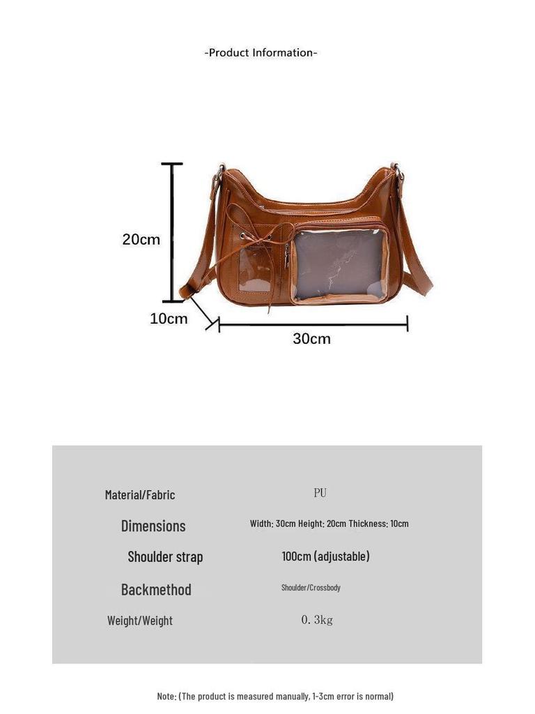 Anime Puppe Ita Tasche - Stilvolle Einzel-Schulter Crossbody für den täglichen Weg zur Arbeit