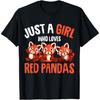Just A Girl Who Loves Red Pandas Kids T-Shirt