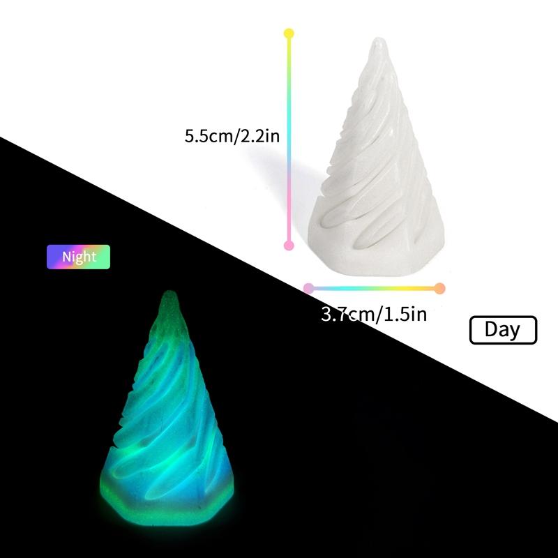3D Printed Spiral Cone Toy Through Pyramid Toy Spiral Cone Helix Screw Fidget Impossible Pyramid Passthrough Sculpture Decor