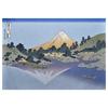 HAKUBA Picture Frame ORI TOKYO Katsushika Hokusai Views of Mount Fuji Koshu Misaka Water Surface 29M M Size Photo Frame Set Sale A Masterpiece