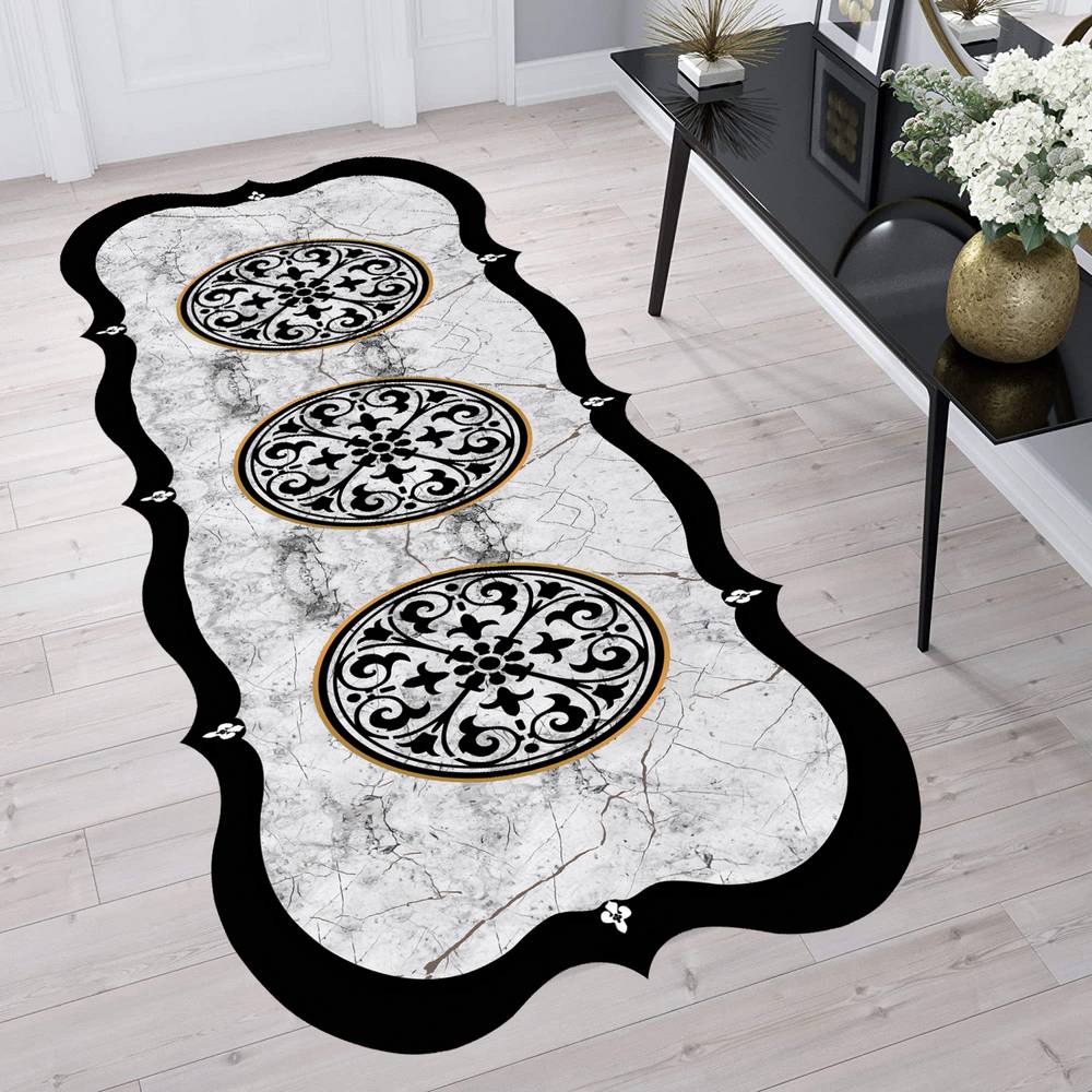 

Моющийся ковер с принтом Rovigo Home RVG0679 50X80 серый