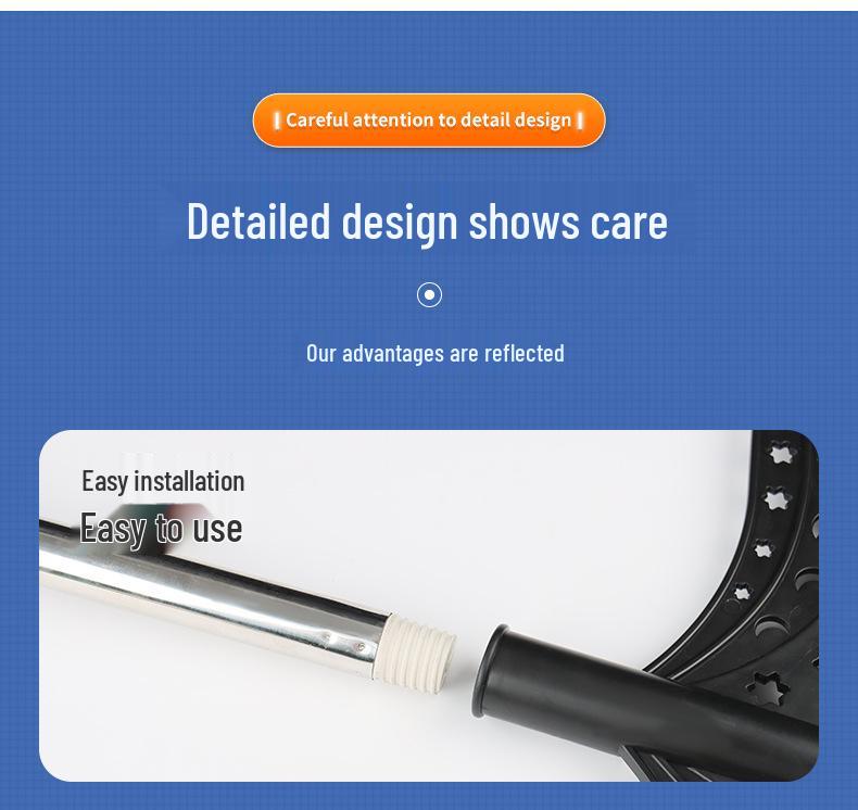 Extra Large Outdoor Hard Bristle Broom for Yard, Courtyard, and Garden Sweeping