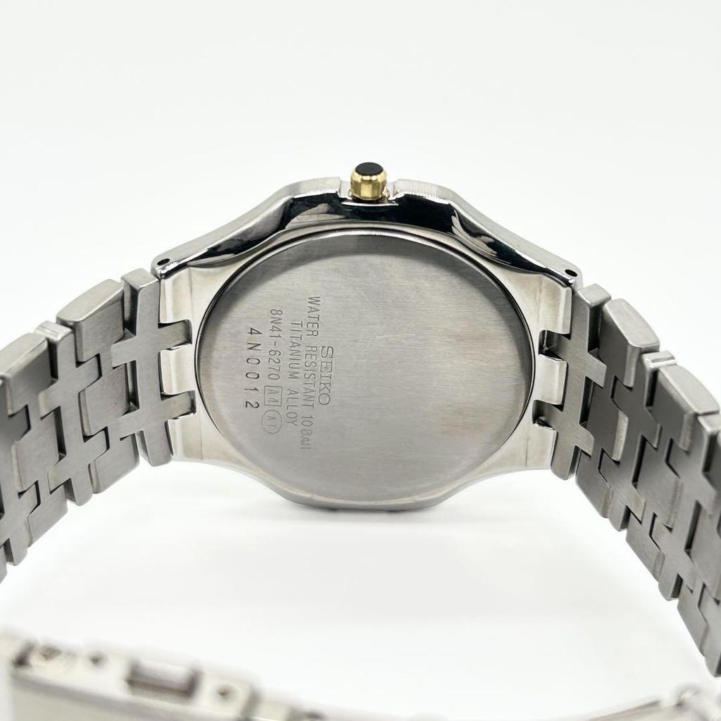 [USED] SEIKO DOLCE 8N41-6270 Quartz Wristwatch