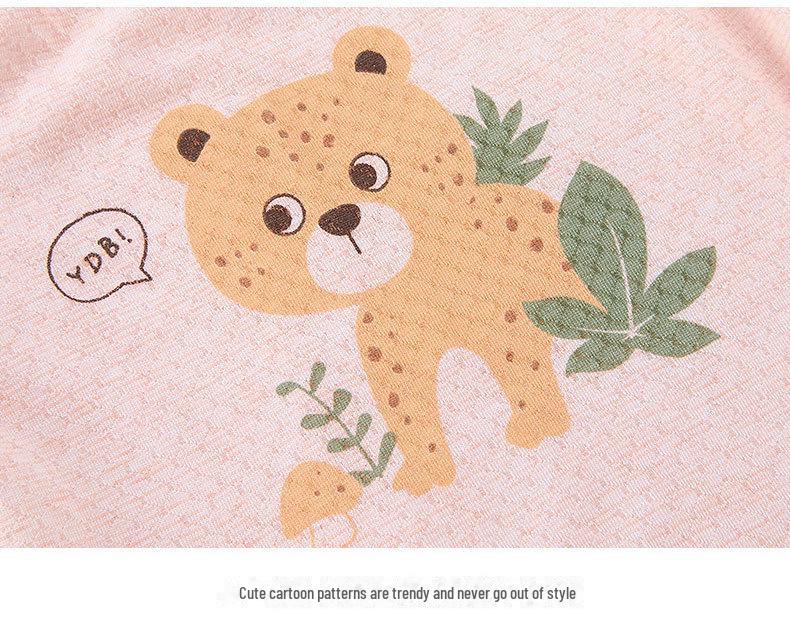 Cartoon-Babyhosen mit hohem Bund: Sommerlich dünn, Mückenschutz, vielseitiger Pyjama für Jungen und Mädchen