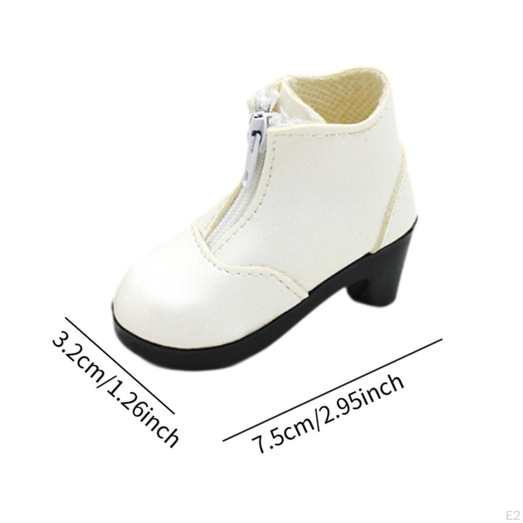 24 Zoll Puppenstiefel, Mädchenschuhe, stylisches PU-Leder, Hightops, für Frauenfiguren, Alltagskleidung