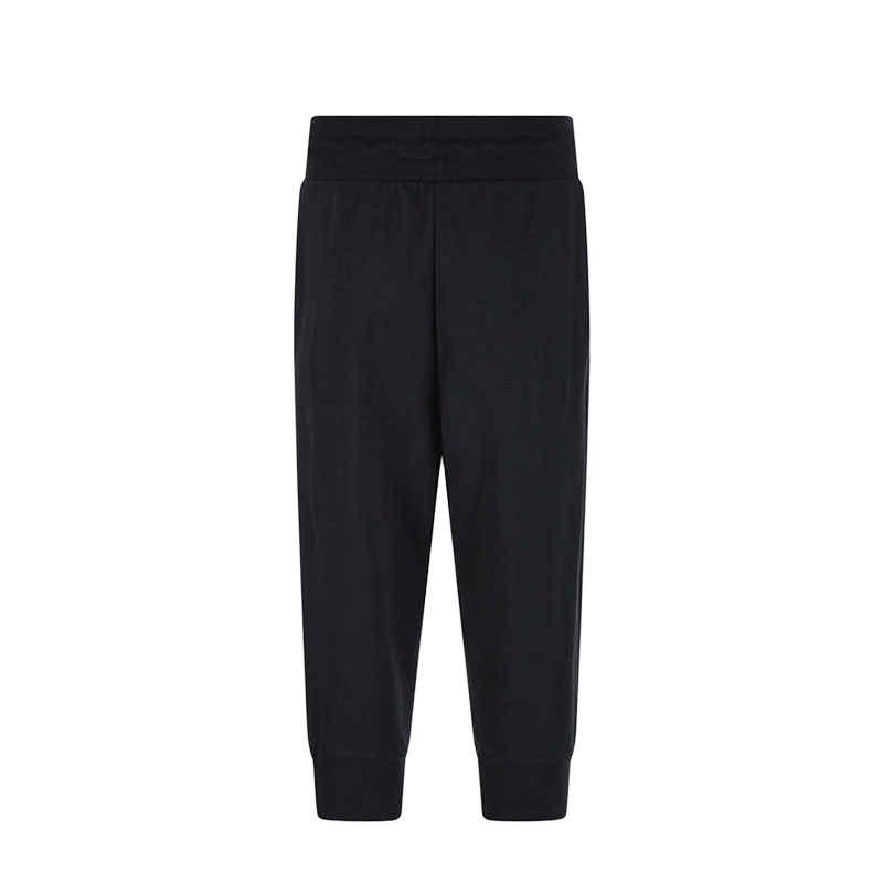 Adidas Originals Trefoil Logo Letter Print Lace-Up Sports Pants Women Pants Black AY6602