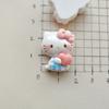 10/100PCS Cartoon bow cat resin jewelry accessories handmade DIY cream glue phone case hair clip water cup sticker material