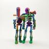 3D Articulated Skeleton Man: Poseable Stress Relief Toy & Decorative Craft Gift