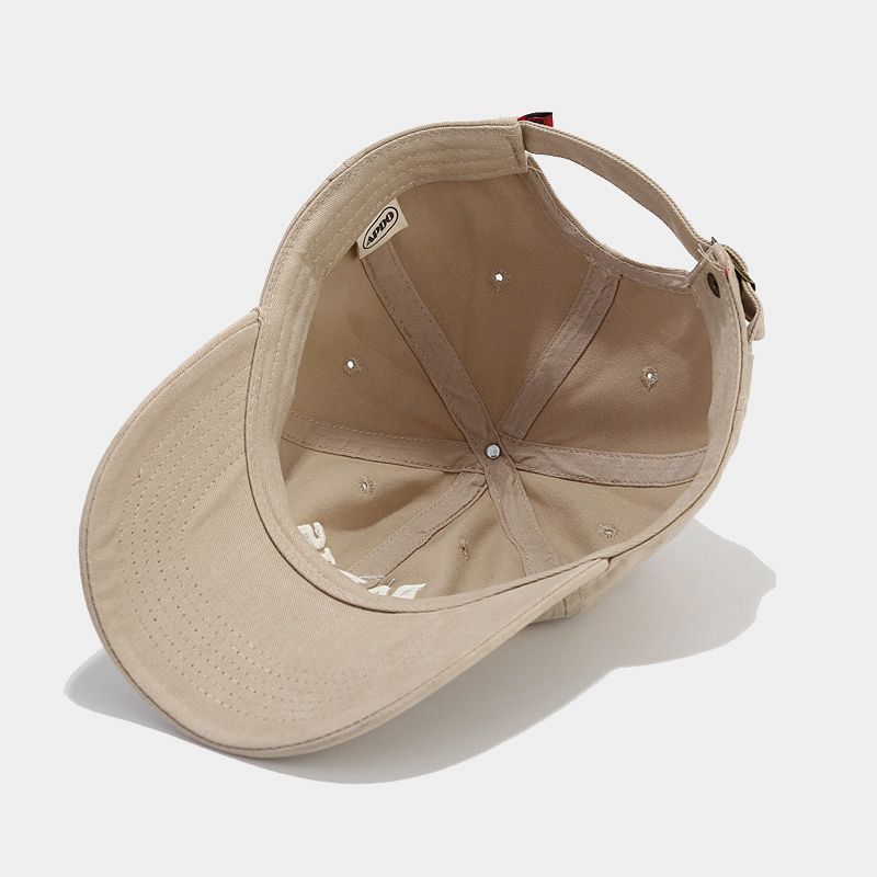 Simple PARIS letter embroidered baseball cap spring and summer versatile sunscreen visor, couple soft top cap