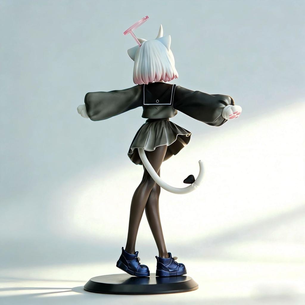 Blue Archive Arona Plana Cat Ears Ver. Anime Cute Sexy Beautiful Girl Figure 22cm Can move PVC Collectible Model Doll Toys Gifts