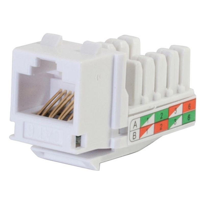5ks Cat6 Rj45 110 Punch Down Keystone Počítačový modul Síťový Ethernet Jack
