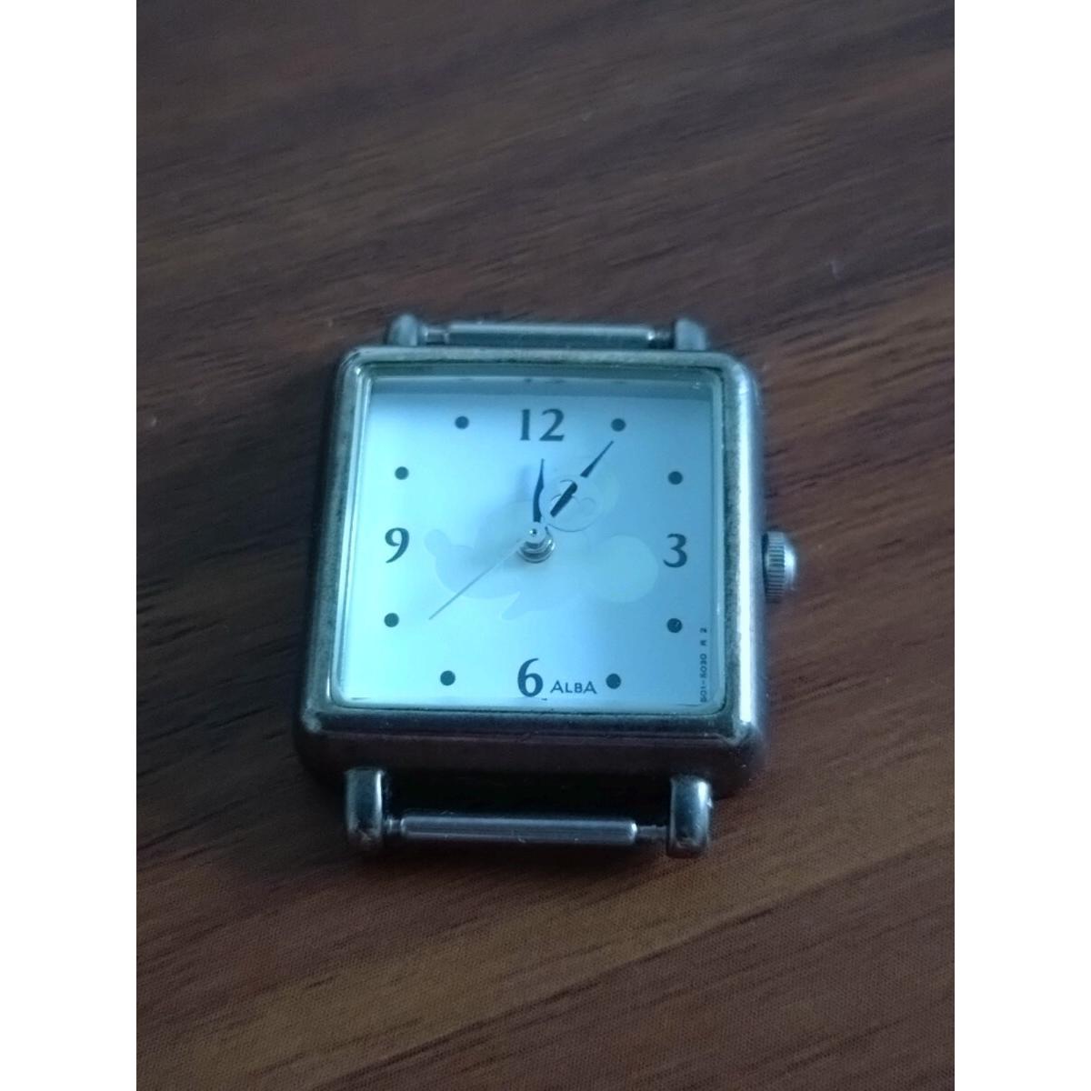 [Working Item] SEIKO ALBA Disney Mickey Mouse Face Only Men s Women s Watch 900