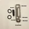 EDC Pocket Survival Tool Camping Screwdriver Bottle opener Wrench Key Chain Outdoor Tools Portable multi-function tool