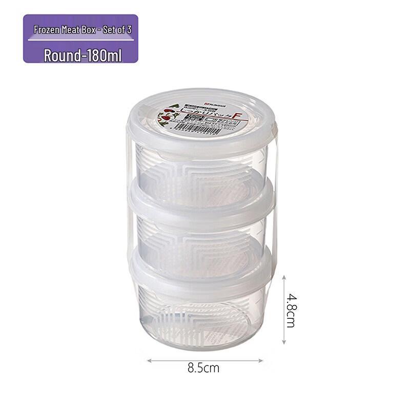 ZISIZ Japanese Glass Freezer Storage Box