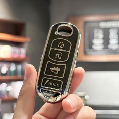 TPU-Autoschlüsseletui-Abdeckung Shell Fob für Mazda 3 6 8 Miata MX-5 CX-3 CX-5 CX-7 CX-9 4 Tasten Smart Key