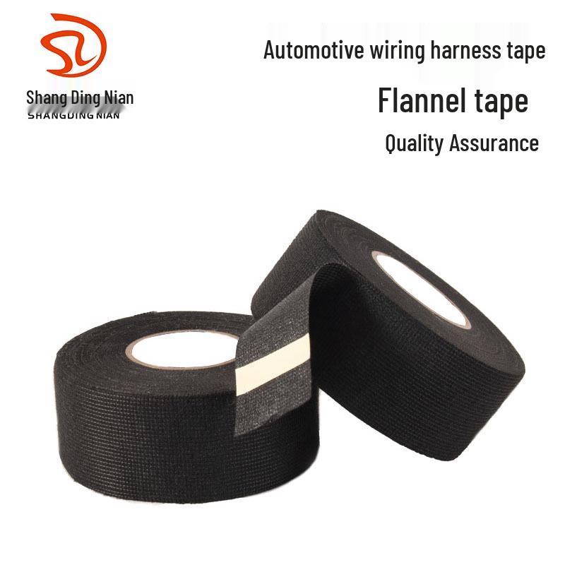High-Temperature Resistant Automotive Wire Harness Insulating Velvet Tape 9mm width; 10m length