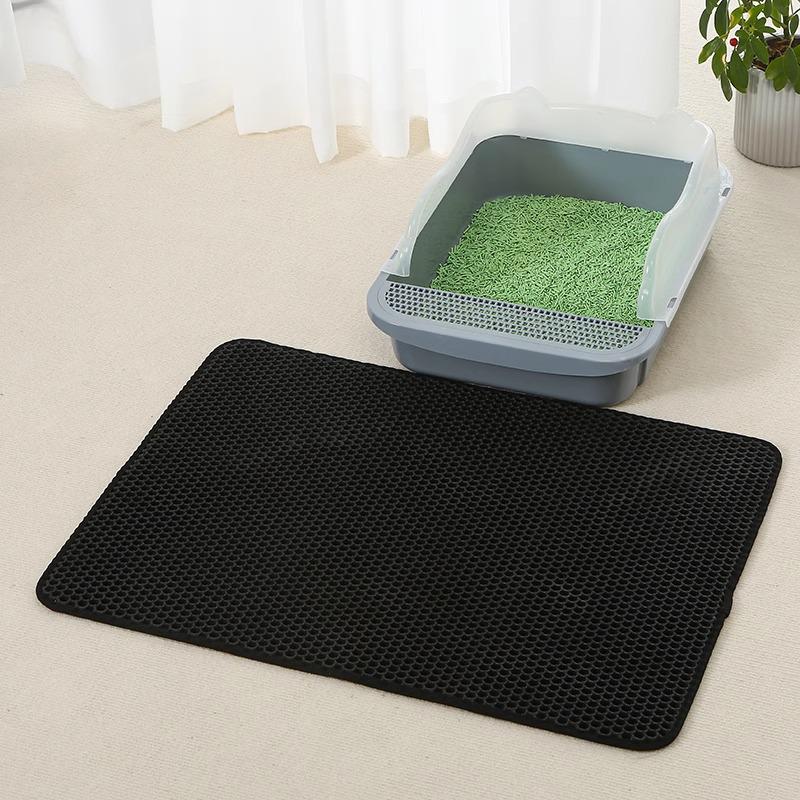 

Exclusive Foldable Double-Layer EVA Cat Litter Mat - Non-Slip, Anti-Tracking, Litter Control 30x30cm