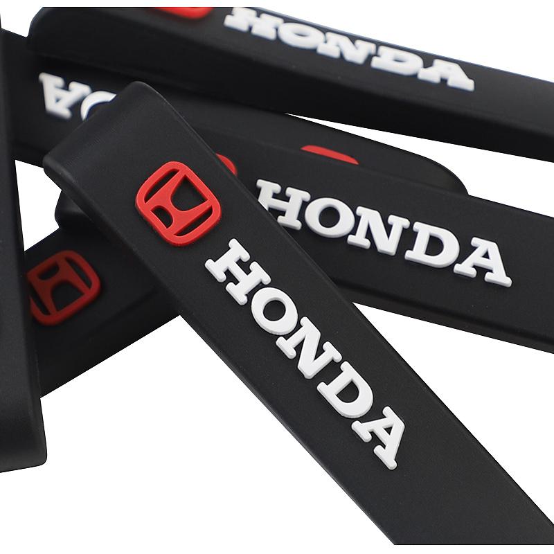 6Pcs Car Door Rubber Strip Sticker Anti Collision Protective For Honda Civic Fit Jazz Accord Pilot CRV Odyssey Passport City HRV
