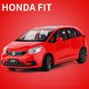 1/32 HONDA Fit GK5 Alloy Car Model Diecast Metal Toy Vehicles Car Model High Simulation Sound and Light Collection Children Gift