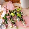 Gwendoline Three-Headed Berry Bean Branch Artificial Flower, Green Plant for Wedding Decoration