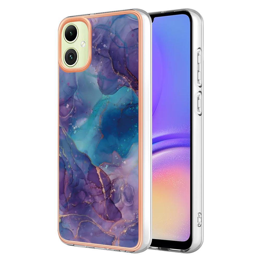 

YB IMD Series-16 Style-E For Samsung Galaxy A05 4G Case Plating 2.0mm TPU Protective Cover Purple