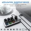 RGB Gaming Keypads Hot Swap Mechanical Keyboard Macro Keyboard Knob Keypads  for Photoshop