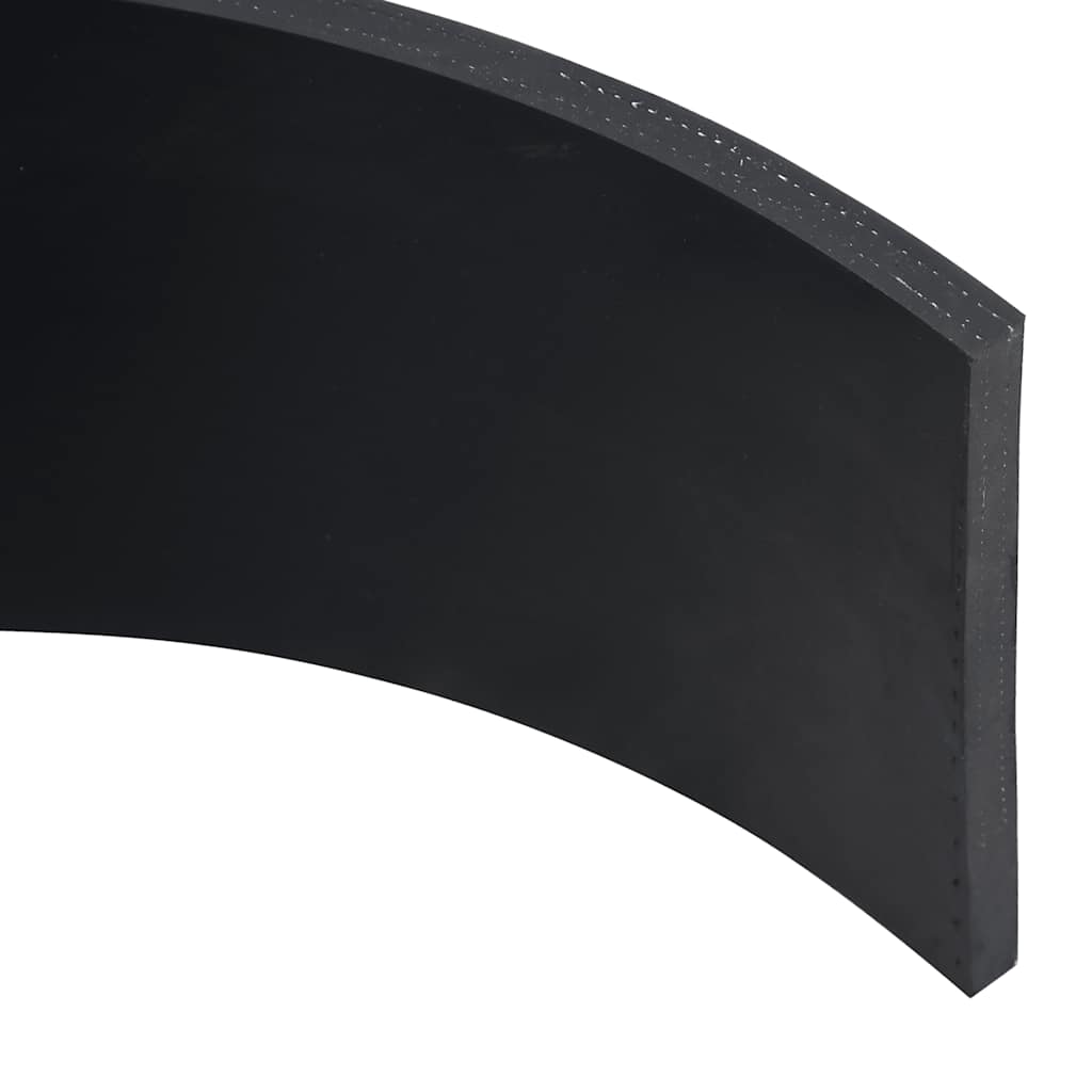 Rubber Strip for Snow Plow Black 120x15x1 cm