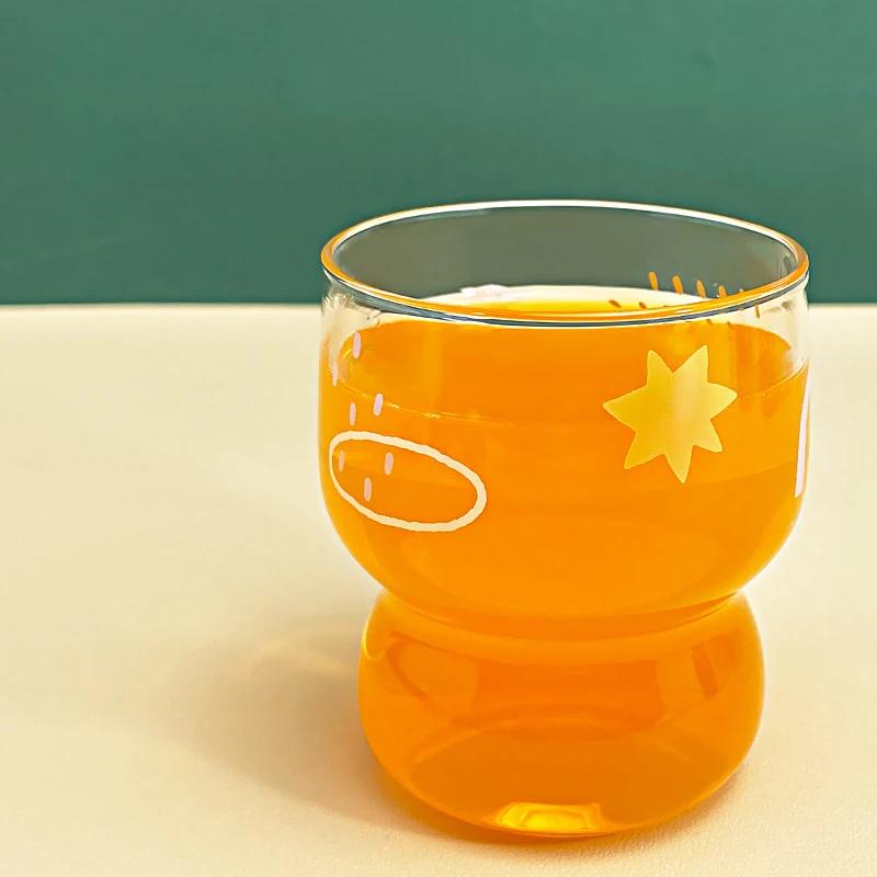 High Borosilicate Glass Cup Espresso Cups Household Use Transparent Milk Breakfast Cup Drinkware Drinking Glasses for Water Beer