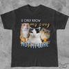 Funny Cat Meme Shirt: Y2K Retro Style, Graphic Tee