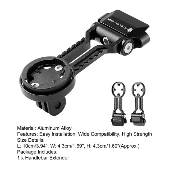 Bike Computer Stand Waterproof High Strength Anodization Fixed Assist Aluminum Alloy Bike Handlebar